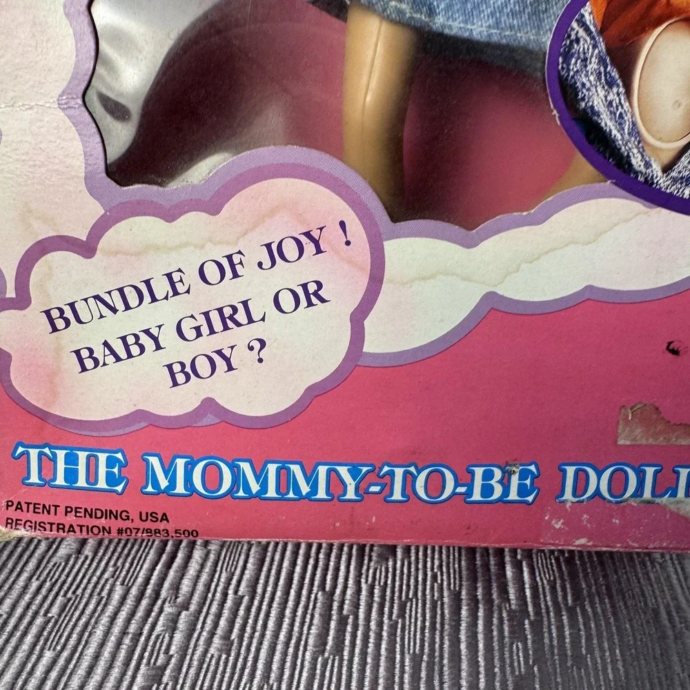 Vintage The Mommy-To-Be Doll 12in Pregnant Fashion Doll Baby Figure Outfit Box